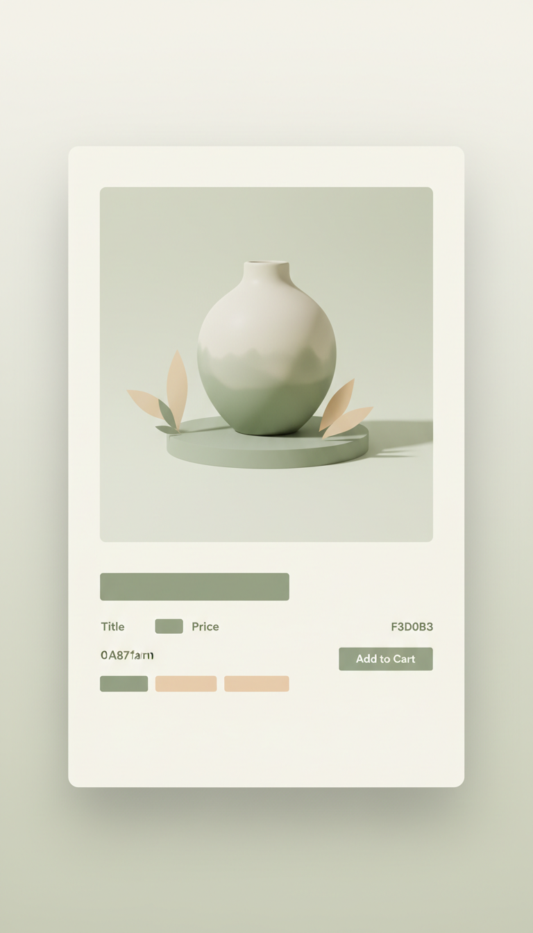 Shopify theme product page with elegant typography